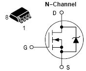 MMDF3N02HD, Power MOSFET 3 Amps, 20 Volts N?Channel SO?8, Dual